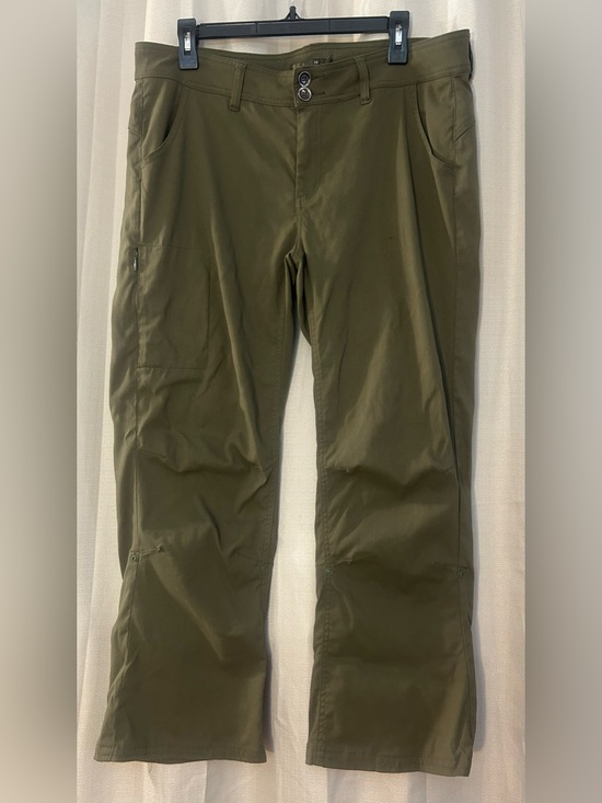 Prana Pants - prAna Halle Pants Womens 14 Green Hiking
Outdoor Roll Tab Gorpcore Zion